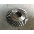 Transmission Straight Teethed Bevel Helical Gear with Keyway